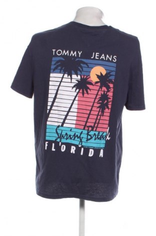 Férfi póló Tommy Jeans, Méret L, Szín Kék, Ár 16 302 Ft