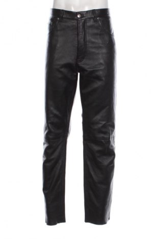 Męskie spodnie skórzane Aquila, Rozmiar XL, Kolor Czarny, Cena 381,99 zł