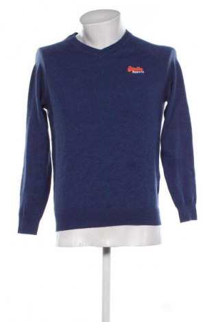Ανδρικό πουλόβερ Superdry, Μέγεθος M, Χρώμα Μπλέ, Τιμή 33,45 €