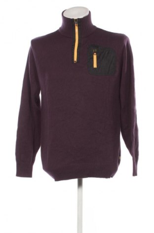 Pulover de bărbați Tom Tailor, Mărime L, Culoare Mov, Preț 163,99 Lei