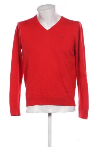 Pánský svetr  Tommy Hilfiger, Velikost M, Barva Červená, Cena  1 127,00 Kč