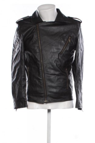 Geacă de piele pentru bărbati Unbranded, Mărime L, Culoare Negru, Preț 166,99 Lei