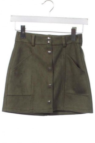 Φούστα Bershka, Μέγεθος XS, Χρώμα Πράσινο, Τιμή 9,71 €