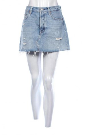 Szoknya Signature By Levi Strauss & Co, Méret L, Szín Kék, Ár 6 007 Ft