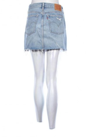 Szoknya Signature By Levi Strauss & Co, Méret L, Szín Kék, Ár 6 007 Ft