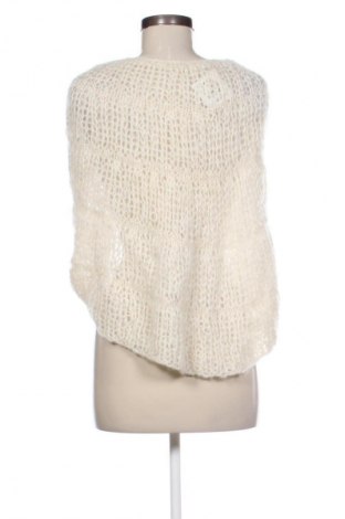 Poncho Unbranded, Mărime M, Culoare Ecru, Preț 77,73 Lei