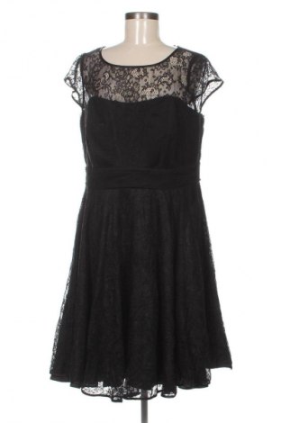 Kleid City Chic, Größe XXL, Farbe Schwarz, Preis 20,99 €