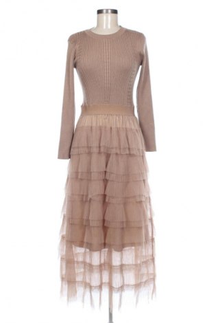 Šaty  NEW COLLECTION, Velikost M, Barva Béžová, Cena  409,00 Kč