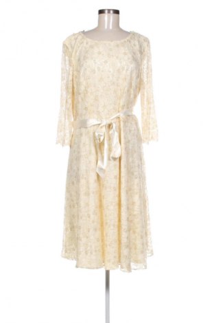 Kleid Tahari, Größe L, Farbe Golden, Preis 66,99 €