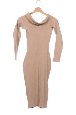 Φόρεμα Unbranded, Μέγεθος XS, Χρώμα  Μπέζ, Τιμή 13,99 €