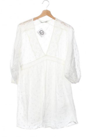 Kleid Zara, Größe XS, Farbe Weiß, Preis 8,99 €