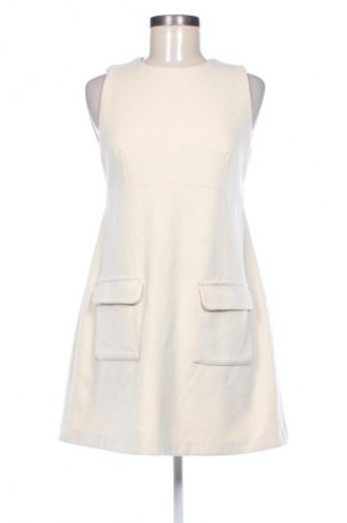 Kleid Zara, Größe M, Farbe Ecru, Preis 13,70 €