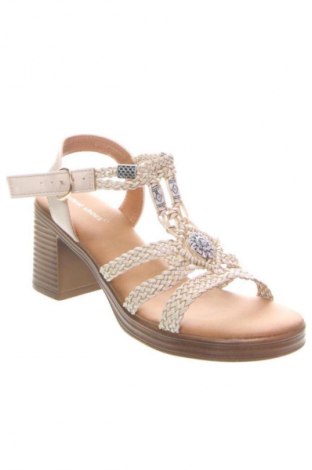 Sandały Ideal Shoes, Rozmiar 37, Kolor Beżowy, Cena 72,99 zł