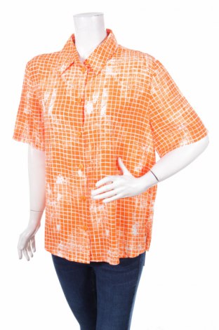 Γυναικείο πουκάμισο, Μέγεθος XL, Χρώμα Πορτοκαλί, Τιμή 12,37 €