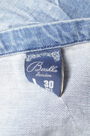 Γυναικείο πουκάμισο Bershka, Μέγεθος L, Χρώμα Μπλέ, Τιμή 10,82 €