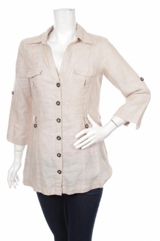 Γυναικείο πουκάμισο Camaieu, Μέγεθος M, Χρώμα  Μπέζ, Τιμή 16,49 €