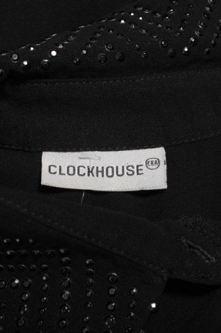 Γυναικείο πουκάμισο Clockhouse, Μέγεθος S, Χρώμα Μαύρο, Τιμή 9,28 €