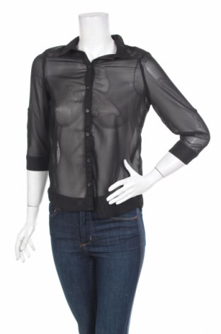 Γυναικείο πουκάμισο Faded Glory, Μέγεθος XL, Χρώμα Μαύρο, Τιμή 16,08 €