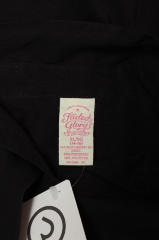 Γυναικείο πουκάμισο Faded Glory, Μέγεθος XL, Χρώμα Μαύρο, Τιμή 16,08 €