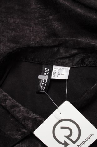 Γυναικείο πουκάμισο H&M, Μέγεθος XXS, Χρώμα Μαύρο, Τιμή 15,46 €