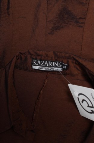 Γυναικείο πουκάμισο Kazarini, Μέγεθος S, Χρώμα Καφέ, Τιμή 13,92 €