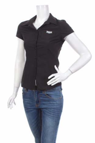 Γυναικείο πουκάμισο Lonsdale, Μέγεθος S, Χρώμα Μαύρο, Τιμή 10,82 €