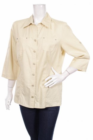 Γυναικείο πουκάμισο Peter Hahn, Μέγεθος L, Χρώμα  Μπέζ, Τιμή 24,74 €