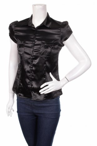Γυναικείο πουκάμισο Pimkie, Μέγεθος M, Χρώμα Μαύρο, Τιμή 9,90 €