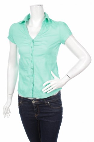 Γυναικείο πουκάμισο Terranova, Μέγεθος S, Χρώμα Πράσινο, Τιμή 11,34 €