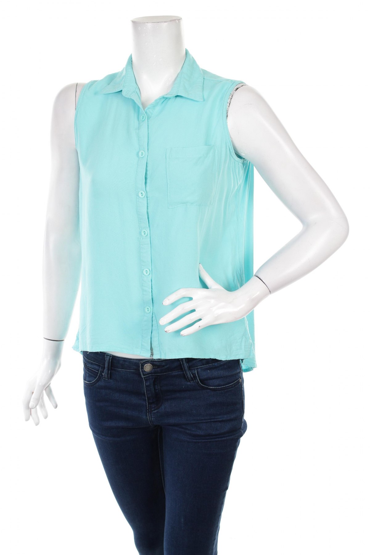 Γυναικείο πουκάμισο, Μέγεθος M, Χρώμα Πράσινο, Τιμή 11,86 €