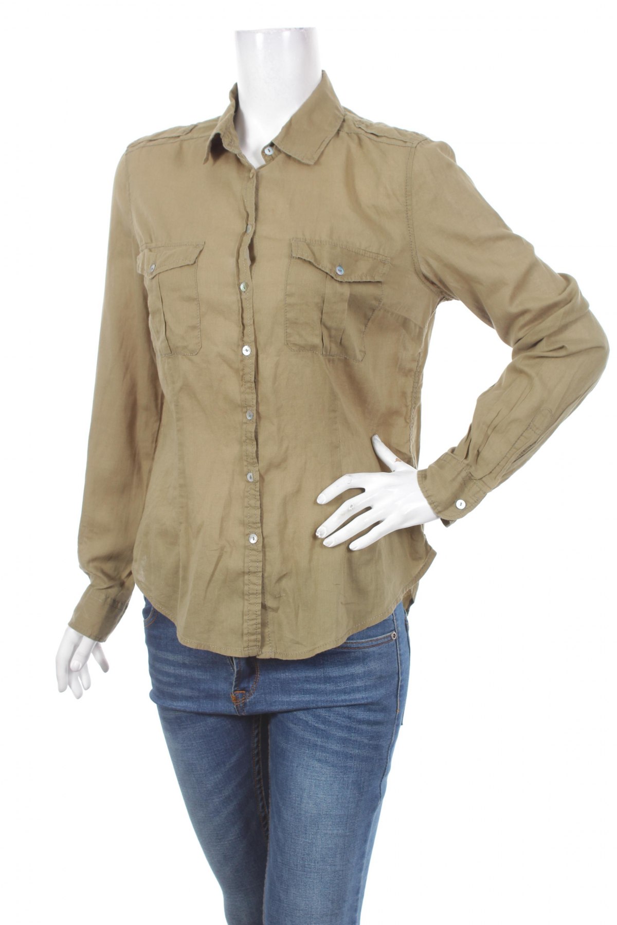 Γυναικείο πουκάμισο, Μέγεθος M, Χρώμα Πράσινο, Τιμή 13,92 €