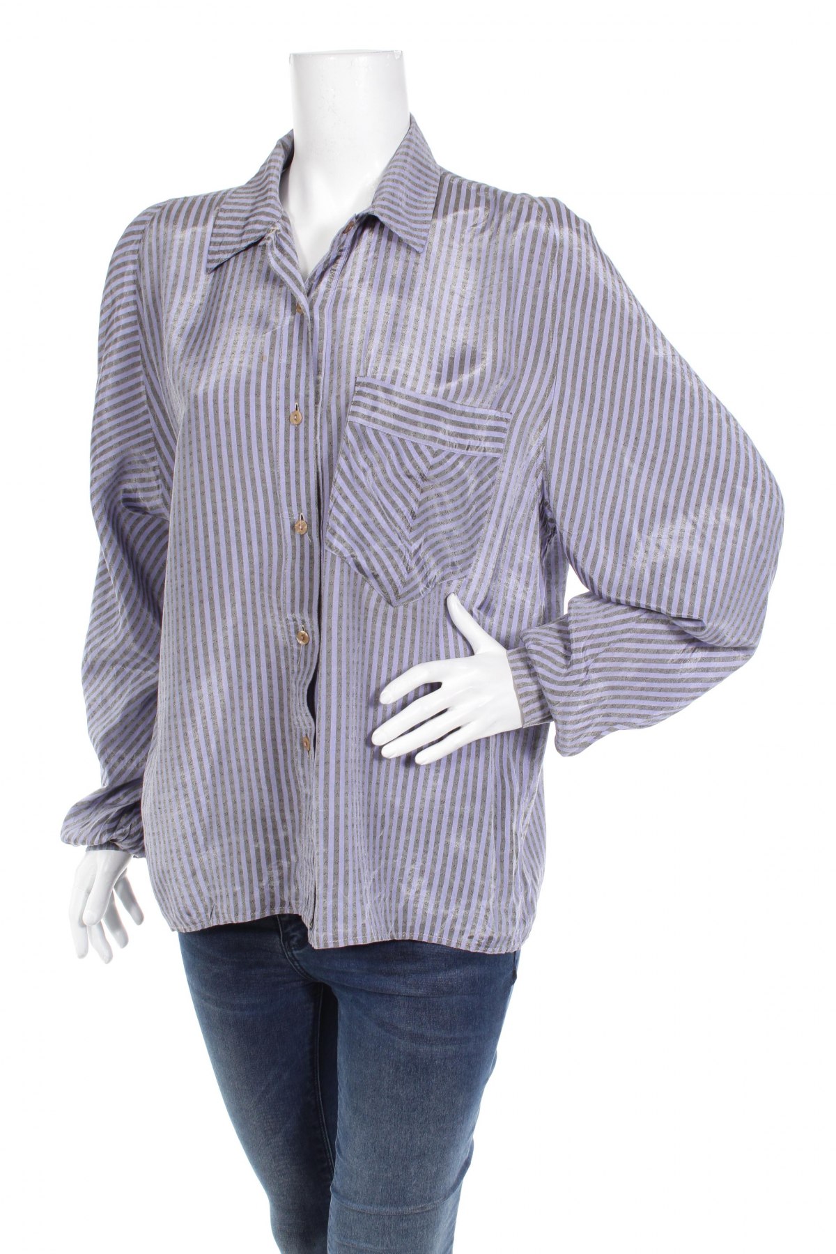 Γυναικείο πουκάμισο, Μέγεθος XL, Χρώμα Μπλέ, Τιμή 15,98 €