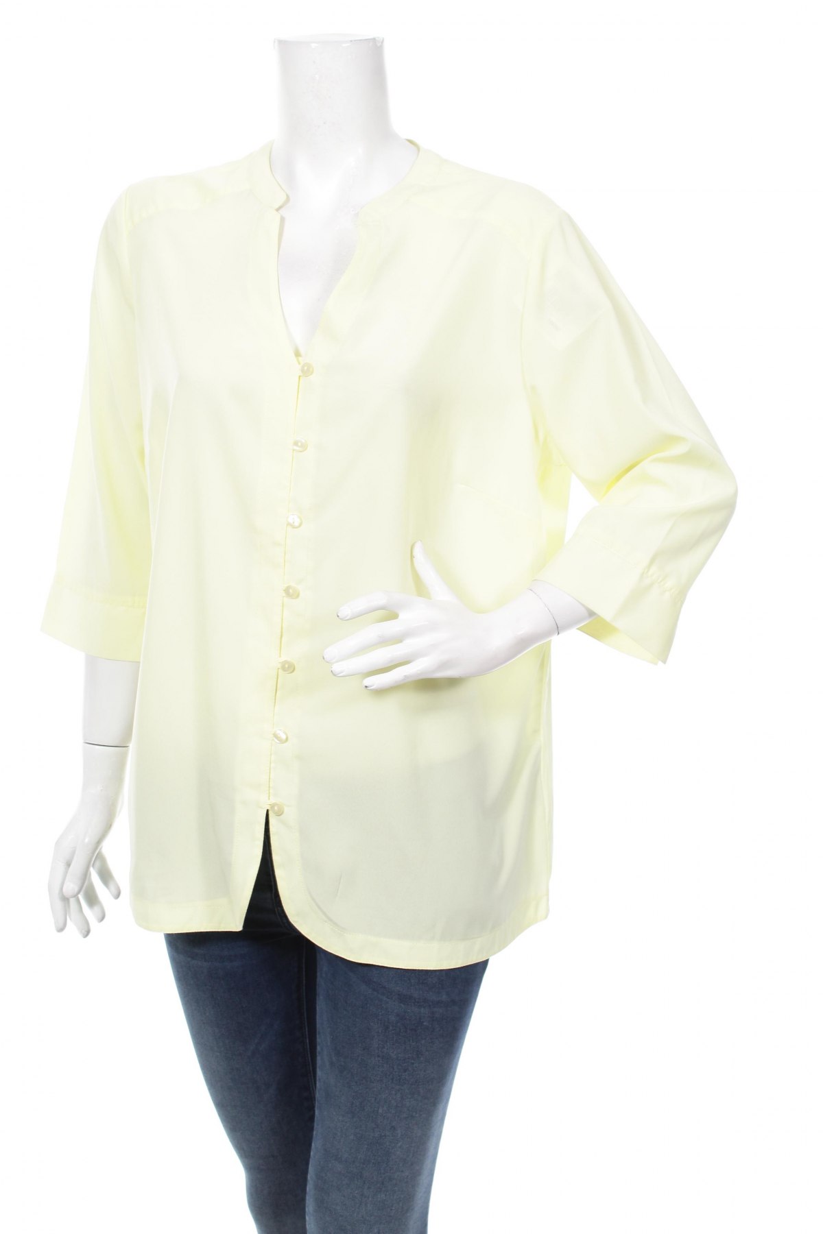 Γυναικείο πουκάμισο, Μέγεθος XL, Χρώμα Κίτρινο, Τιμή 19,59 €