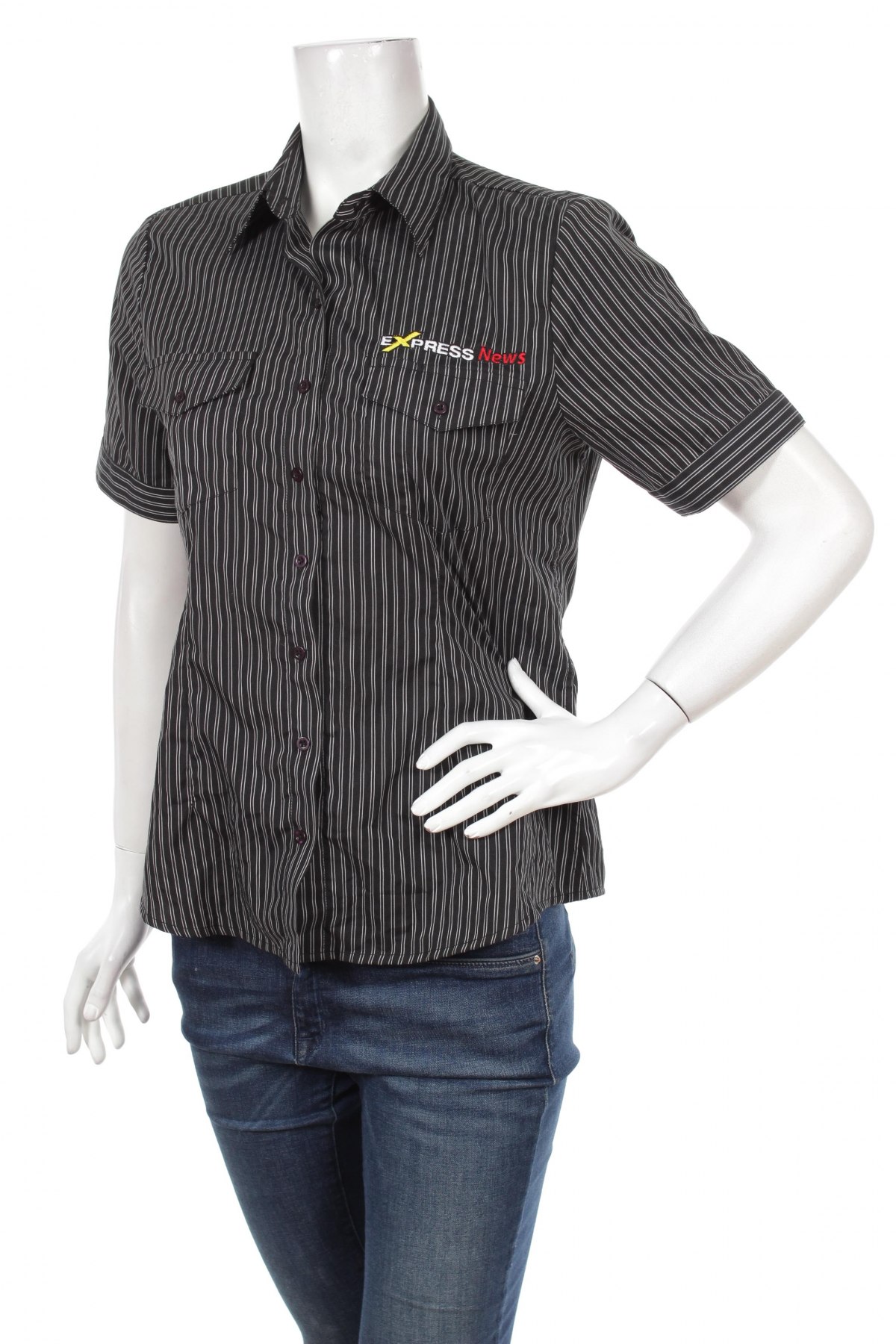 Γυναικείο πουκάμισο Biz Colection, Μέγεθος S, Χρώμα Γκρί, Τιμή 11,13 €