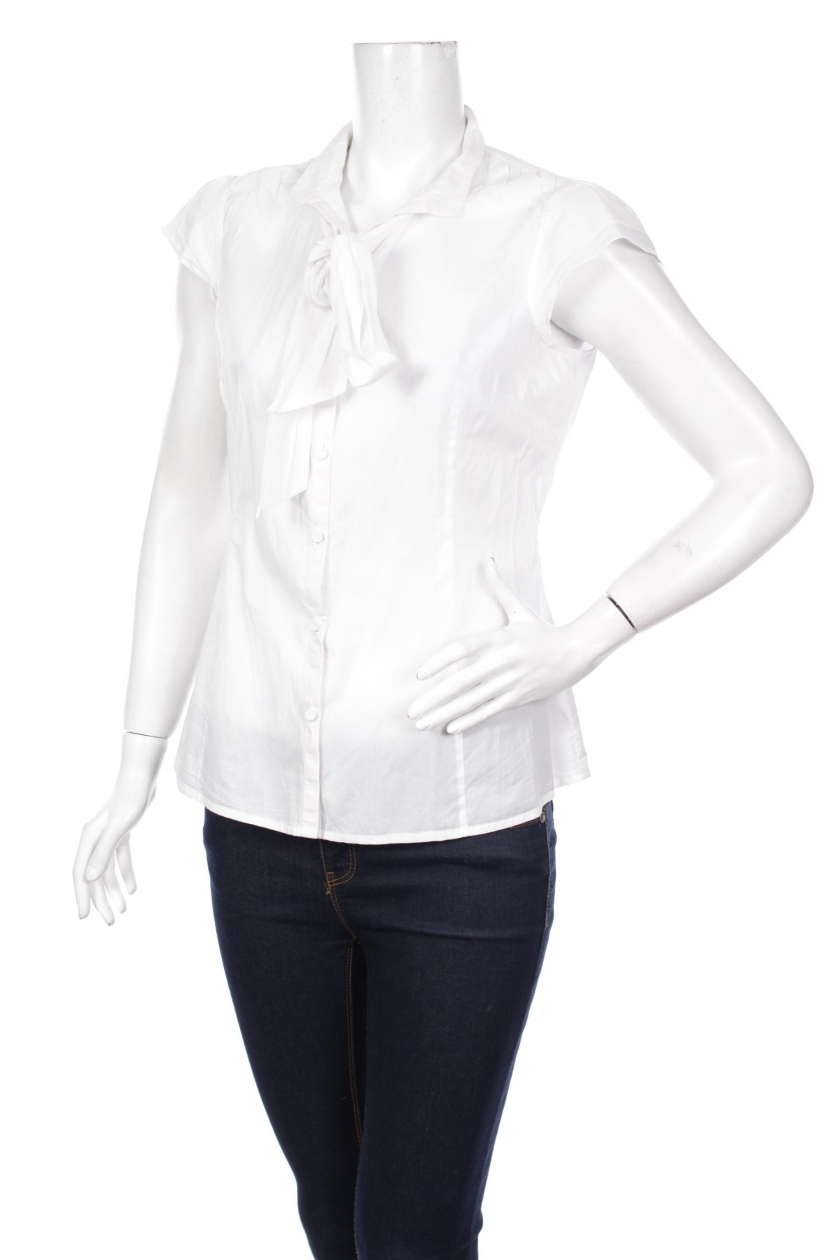 Γυναικείο πουκάμισο Esprit, Μέγεθος M, Χρώμα Λευκό, Τιμή 11,86 €