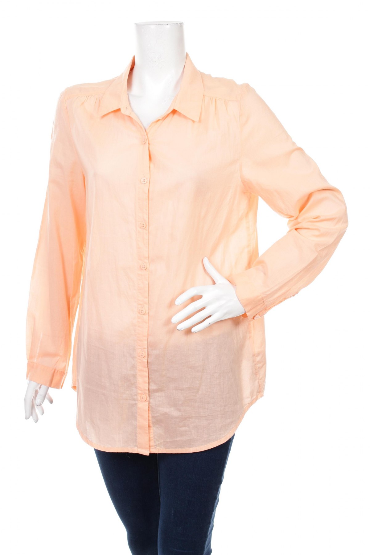 Γυναικείο πουκάμισο H&M, Μέγεθος M, Χρώμα Πορτοκαλί, Τιμή 18,04 €