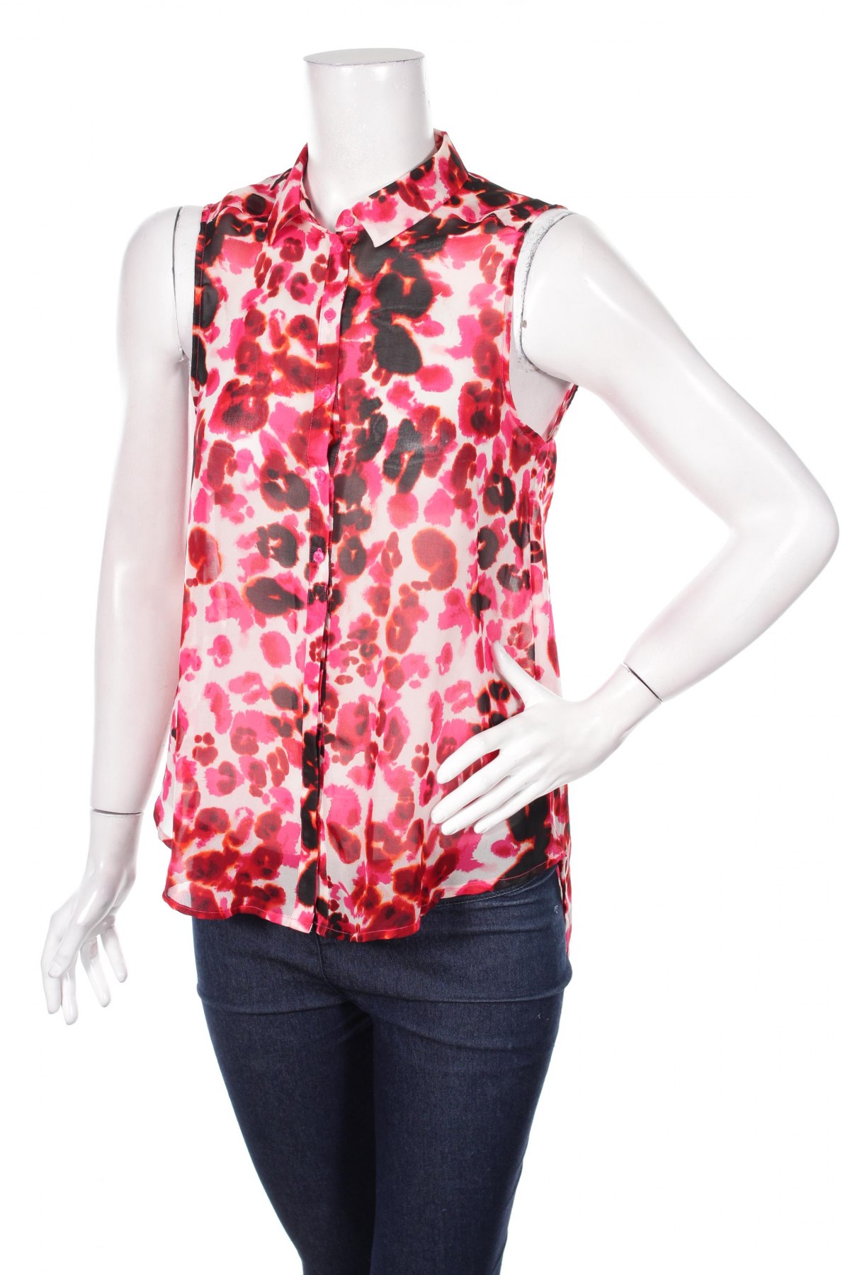 Γυναικείο πουκάμισο H&M, Μέγεθος S, Χρώμα Κόκκινο, Τιμή 9,90 €
