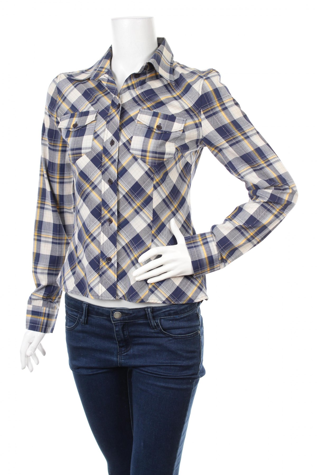 Γυναικείο πουκάμισο H&M Divided, Μέγεθος M, Χρώμα Πολύχρωμο, Τιμή 17,01 €