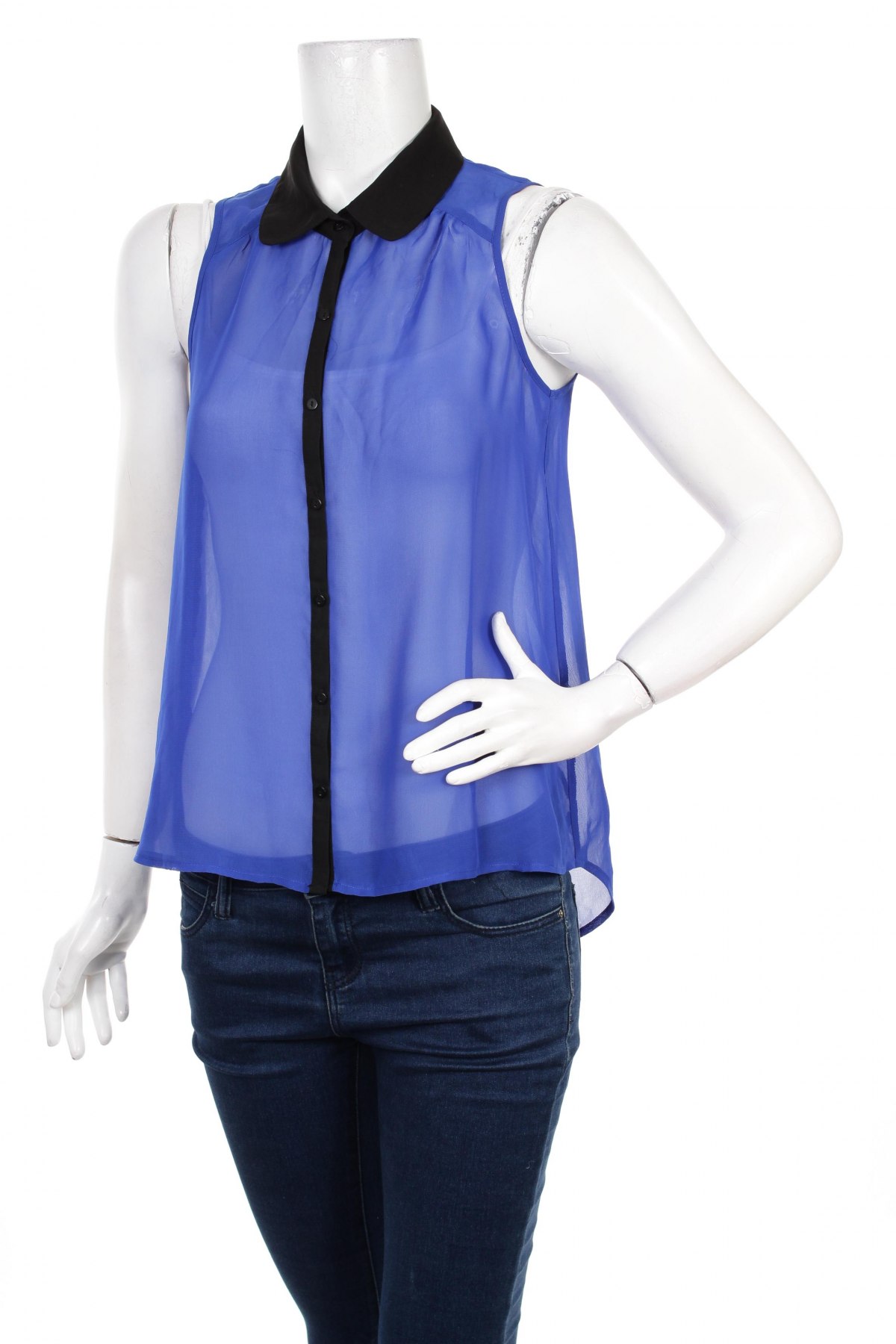 Γυναικείο πουκάμισο Jay Jays, Μέγεθος XS, Χρώμα Μπλέ, Τιμή 12,37 €