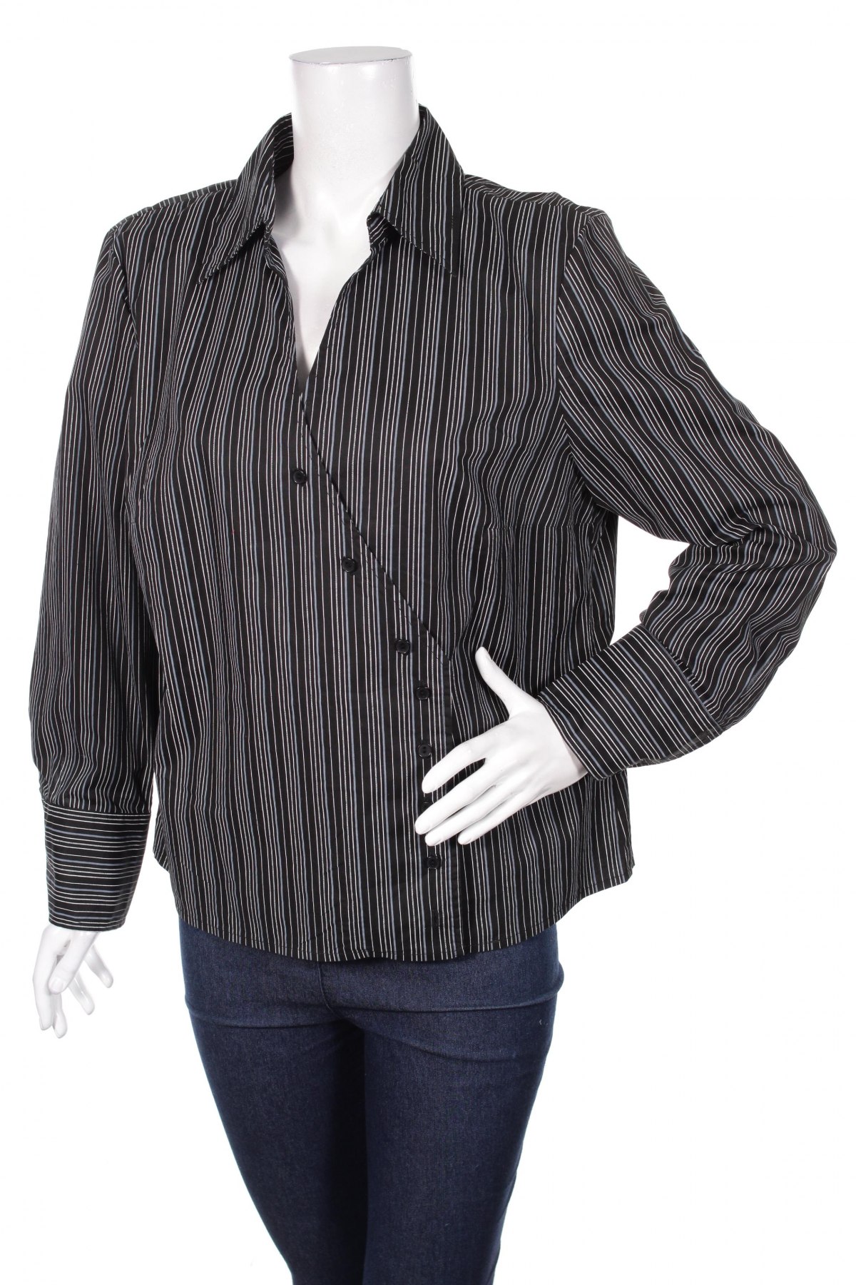 Γυναικείο πουκάμισο Laura Stein, Μέγεθος L, Χρώμα Μαύρο, Τιμή 16,08 €