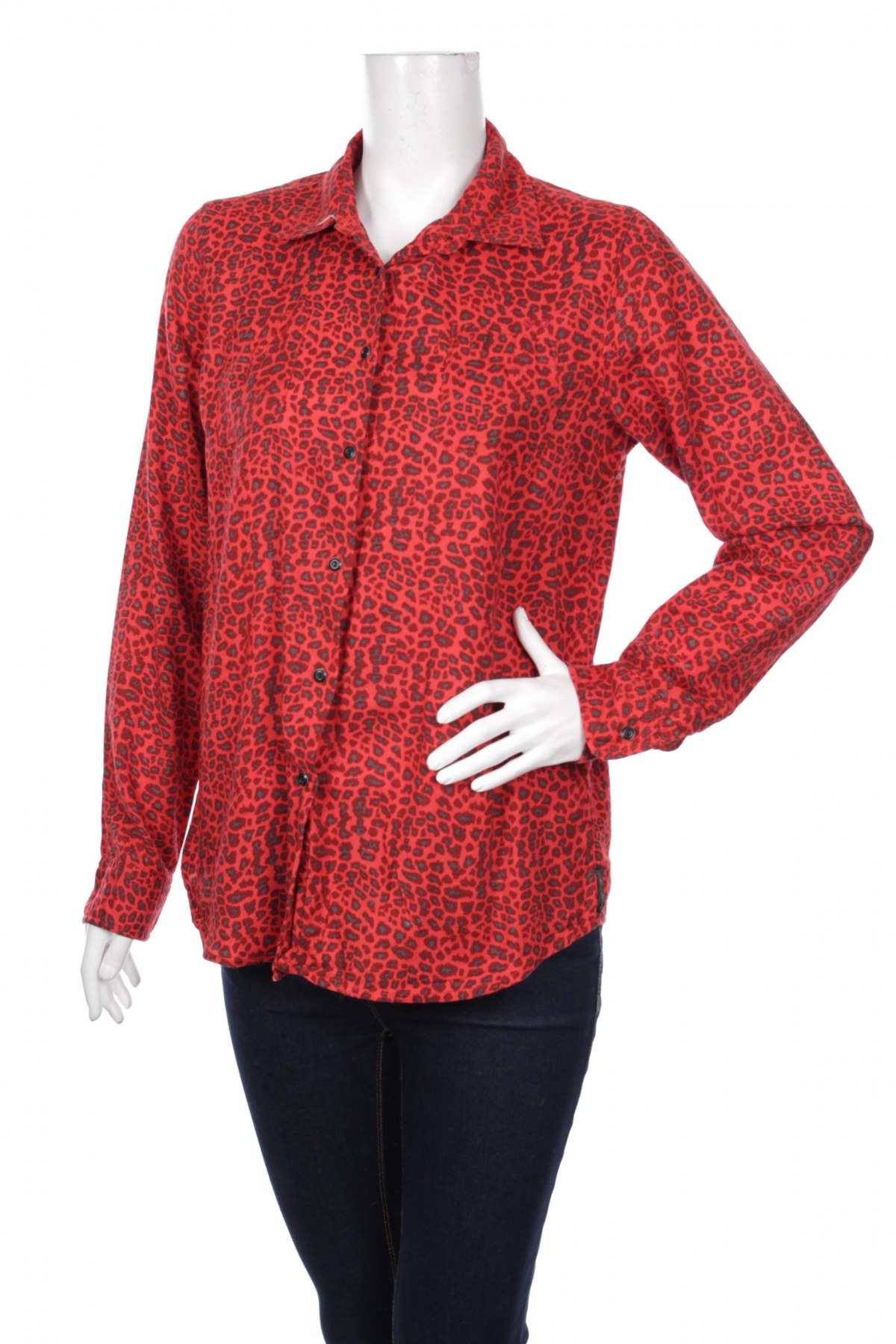 Γυναικείο πουκάμισο Maison Scotch, Μέγεθος M, Χρώμα Κόκκινο, Τιμή 27,84 €