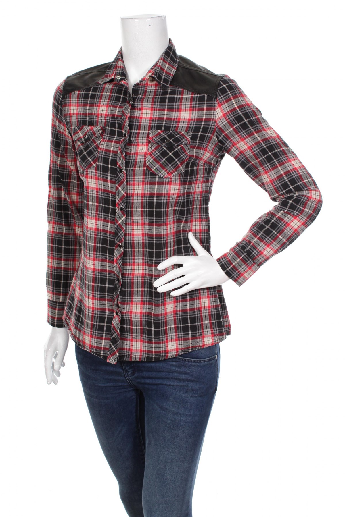Γυναικείο πουκάμισο Moodo, Μέγεθος S, Χρώμα Πολύχρωμο, Τιμή 14,95 €