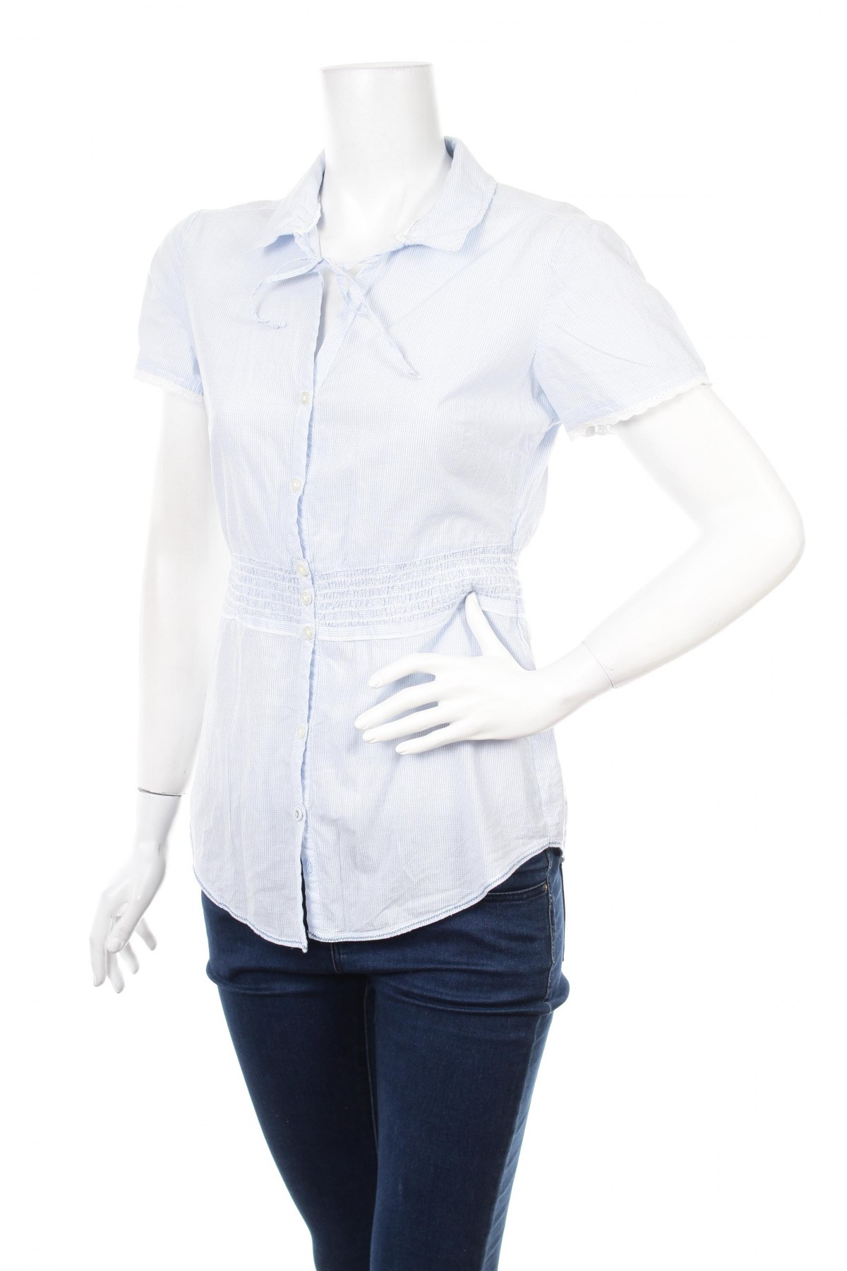 Γυναικείο πουκάμισο Opus, Μέγεθος L, Χρώμα Μπλέ, Τιμή 10,84 €