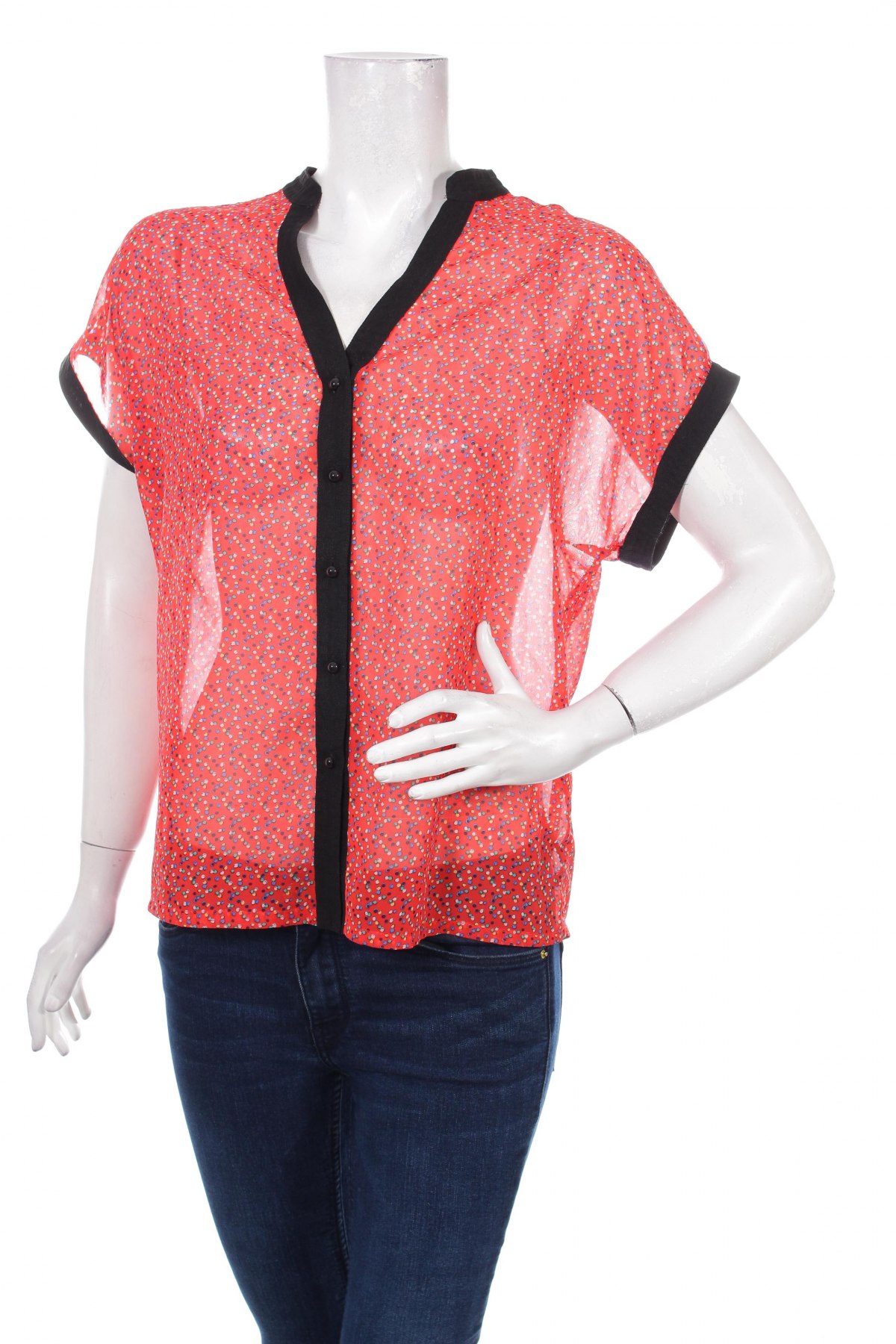Γυναικείο πουκάμισο Promod, Μέγεθος M, Χρώμα Πολύχρωμο, Τιμή 9,28 €