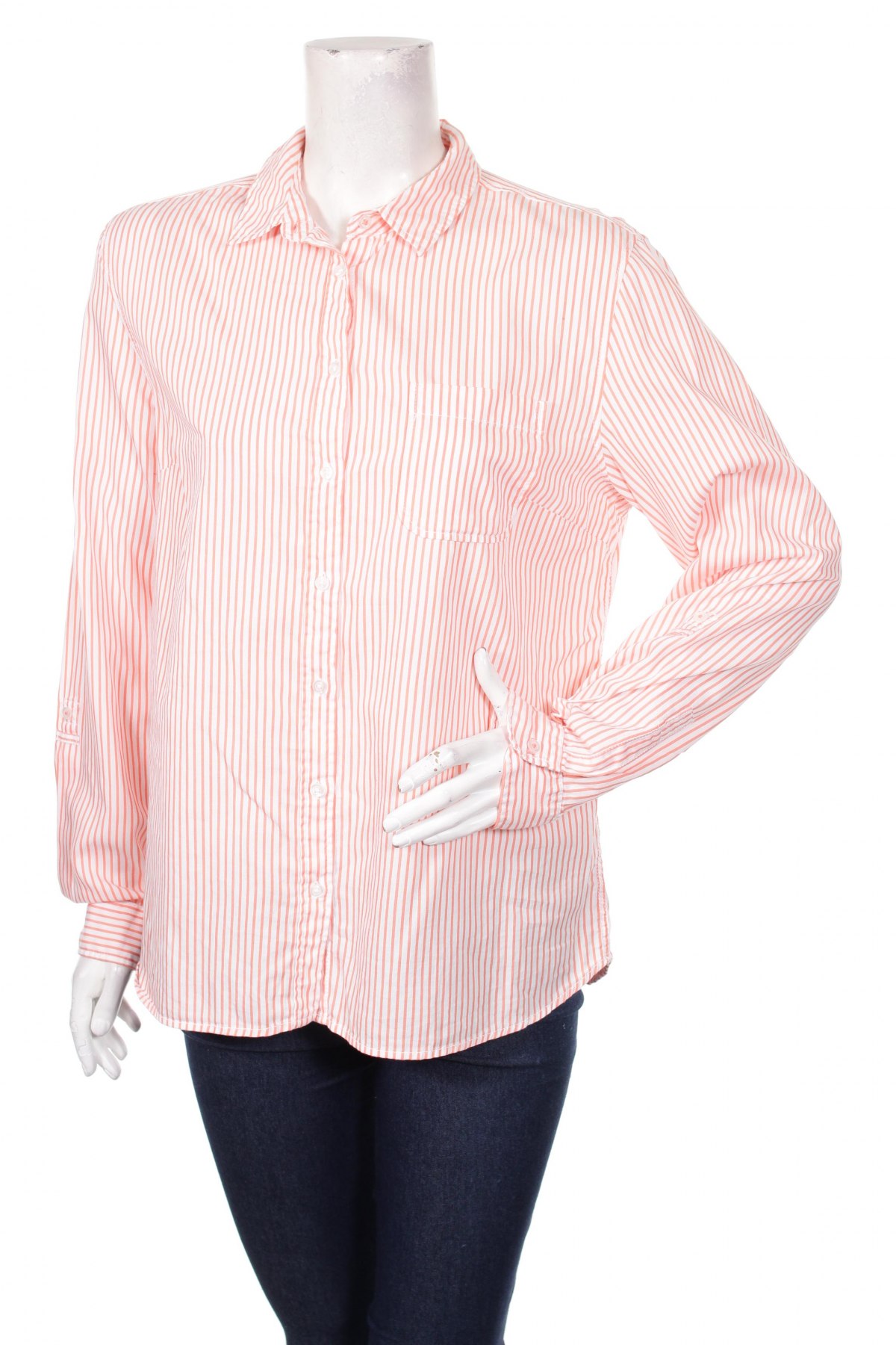 Γυναικείο πουκάμισο Yessica, Μέγεθος L, Χρώμα Πορτοκαλί, Τιμή 15,46 €