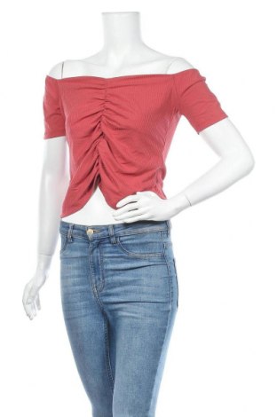 Дамска блуза Ally, Размер L, Цвят Червен, 95% памук, 5% еластан, Цена 17,85 лв.