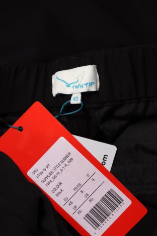 Дамски панталон Twintip, Размер XS, Цвят Черен, 63% полиестер, 33% вискоза, 4% еластан, Цена 11,76 лв.