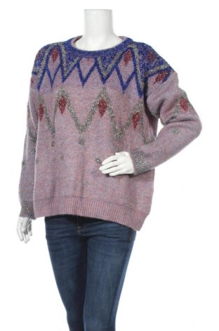 Damski sweter Desigual, Rozmiar XL, Kolor Różowy, 44%akryl, 33% poliester, 23% metalowe nici, Cena 242,12 zł