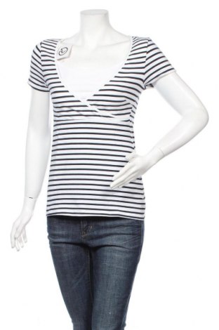 Блуза за бременни H&M Mama, Размер S, Цвят Бял, 95% памук, 5% еластан, Цена 27,30 лв.