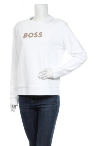 Дамска блуза BOSS, Размер L, Цвят Бял, Памук, Цена 195,30 лв.